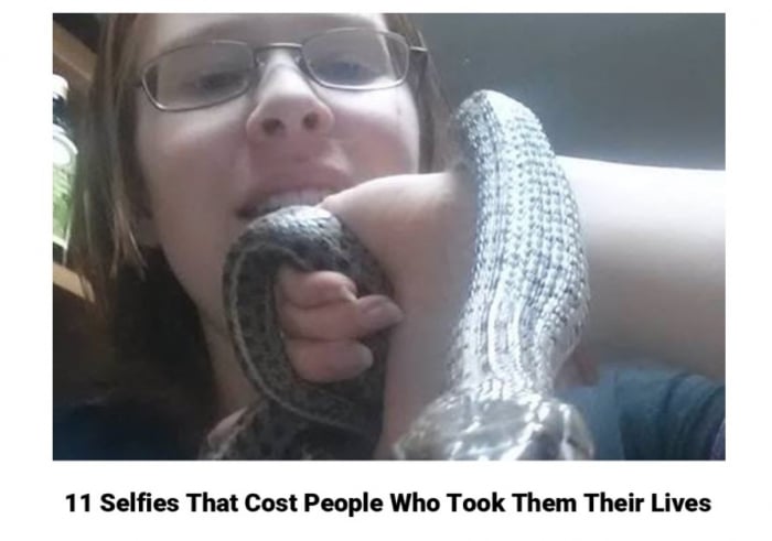 girl with snake