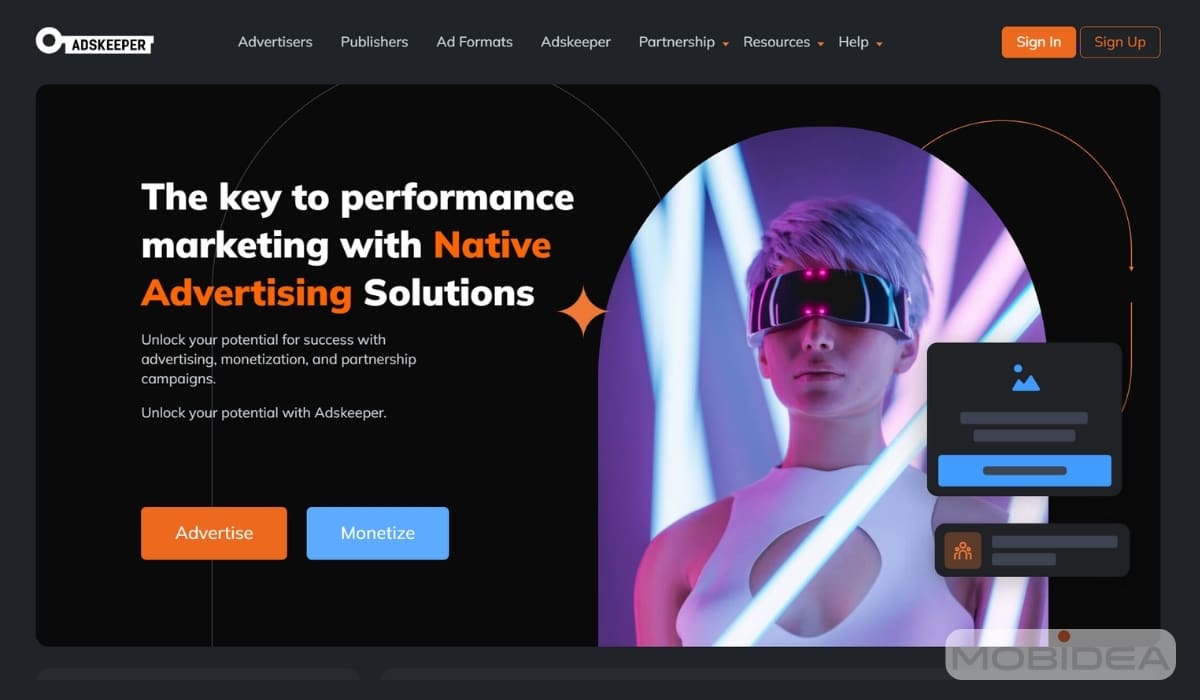 adskeeper native ad network