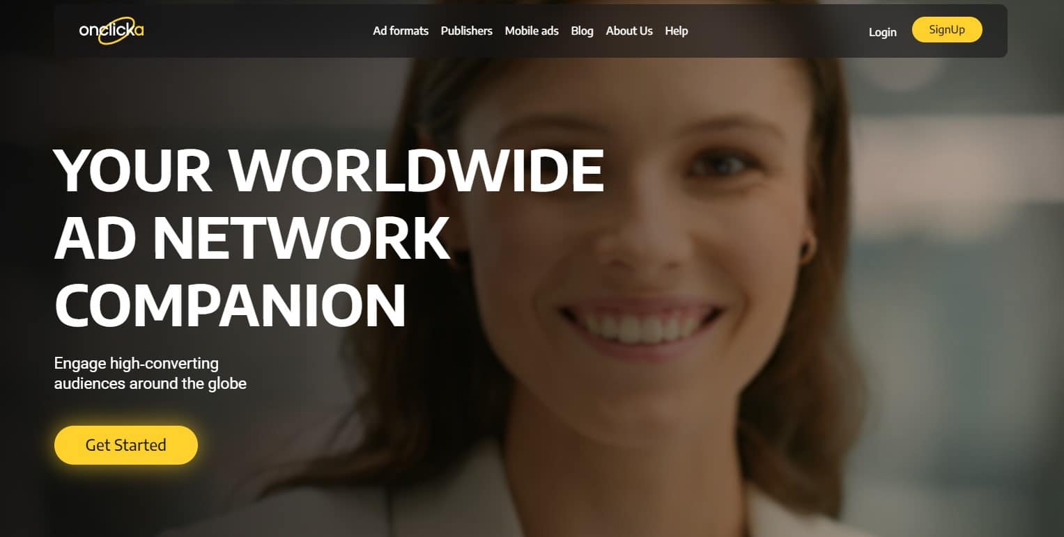onclicka homepage