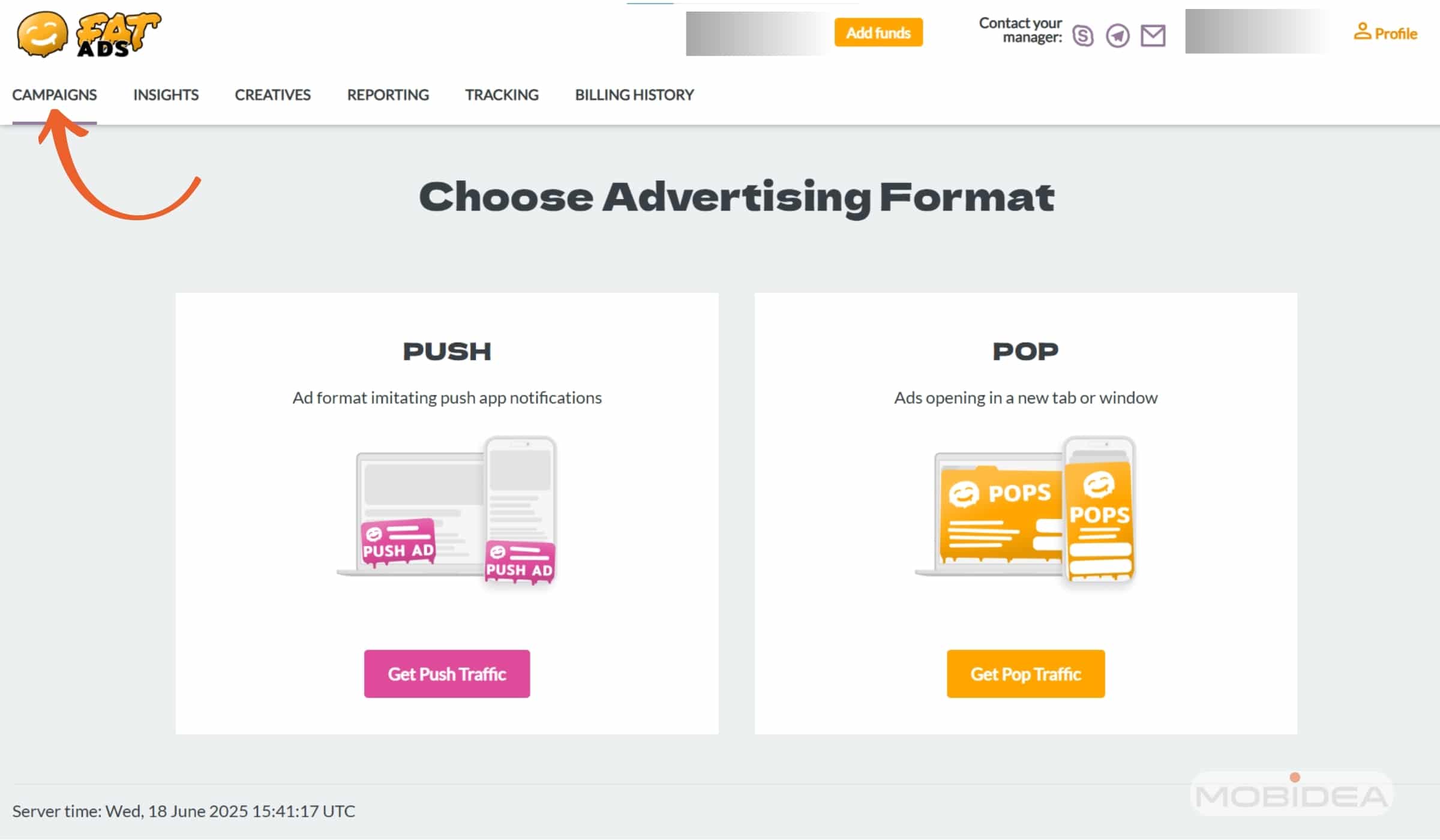 creating a campaign fatads 1
