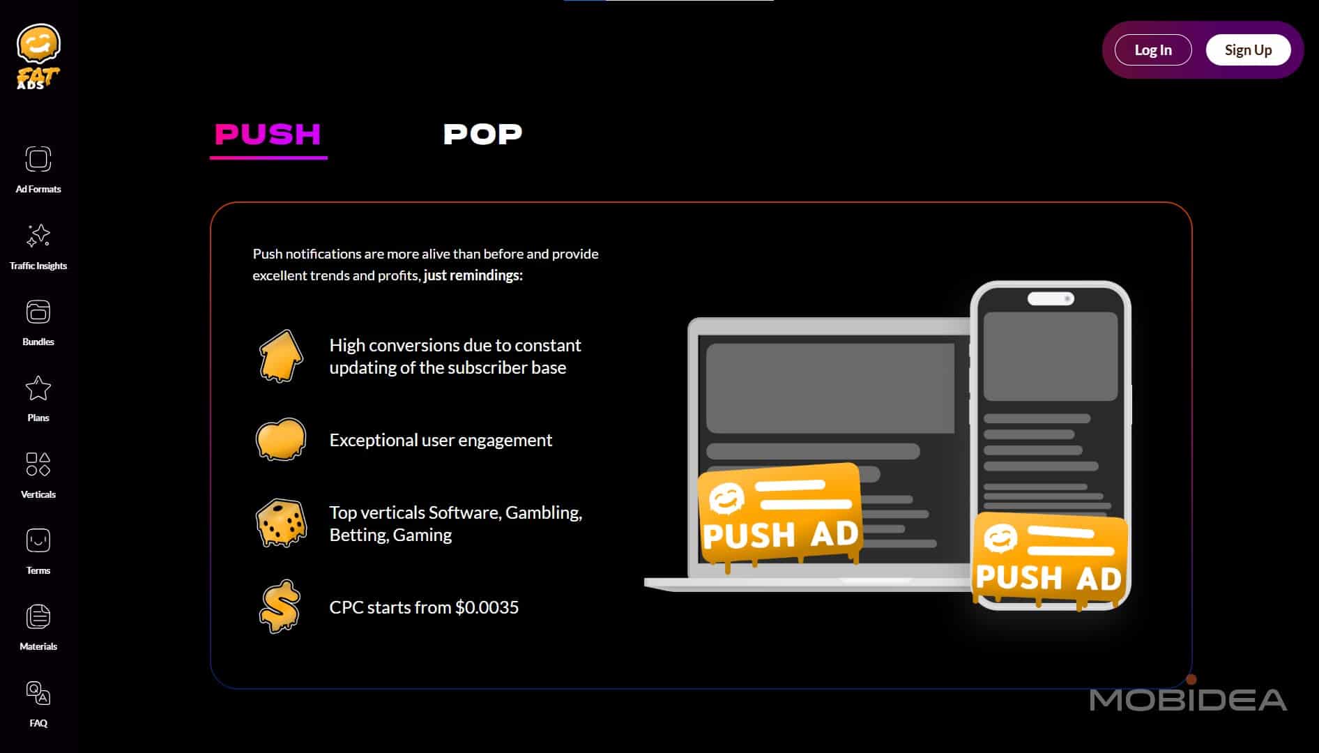 fatads push ads