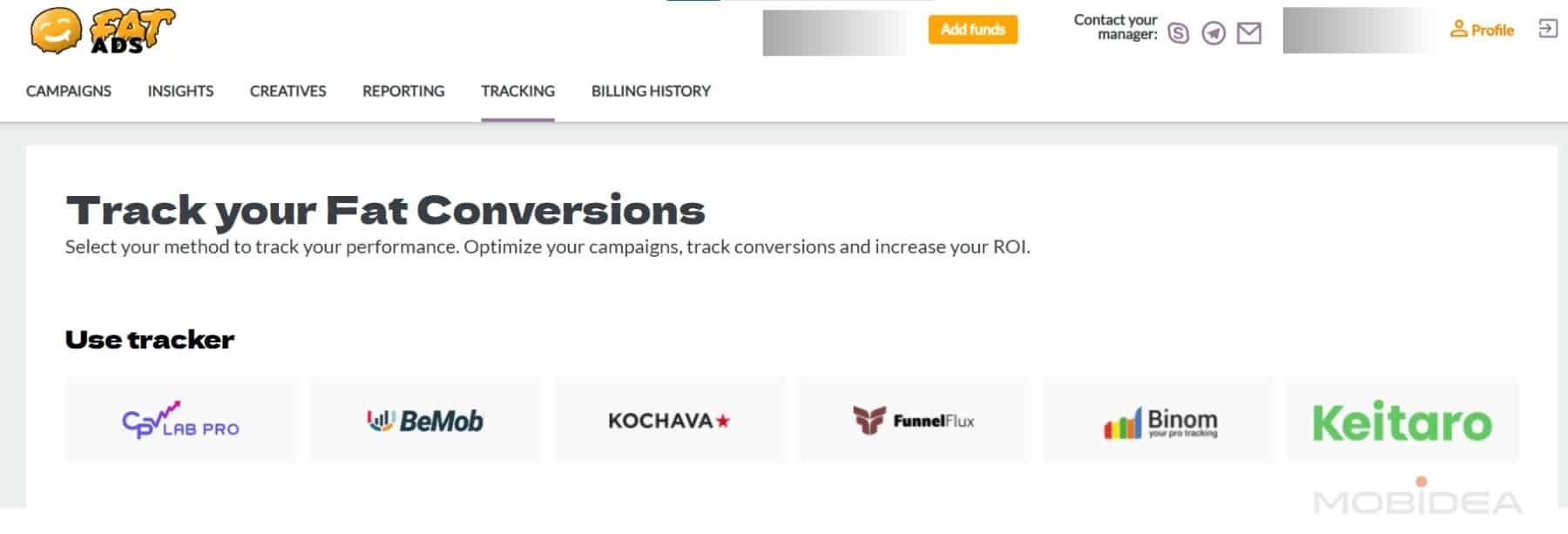 tracking setup fatads 1