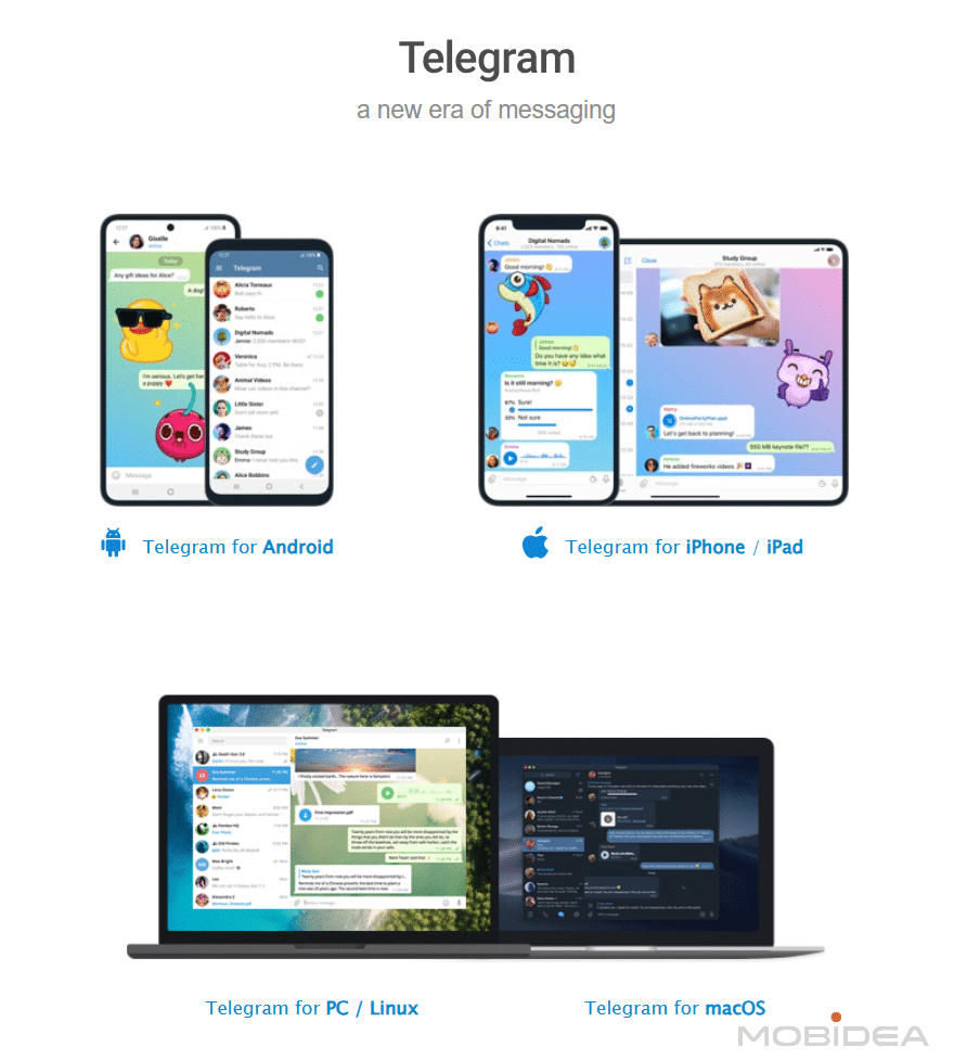 telegram messaging