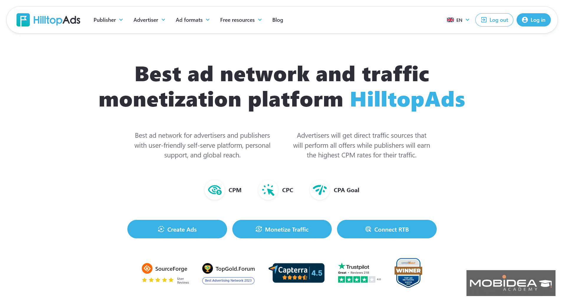 hilltopads best nutra ad network
