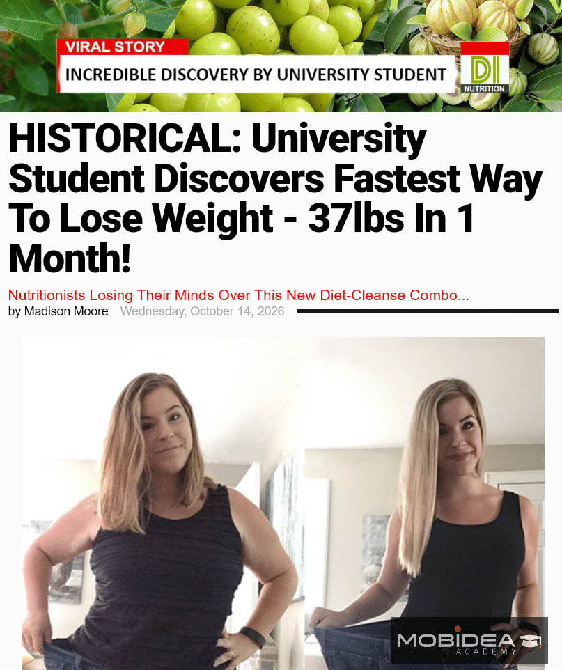 nutra weightloss advertorial